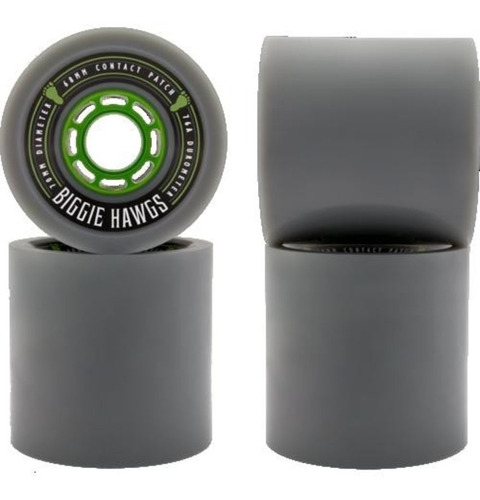 Roda Biggie Hawgs 70mm 76a Skate Longboard