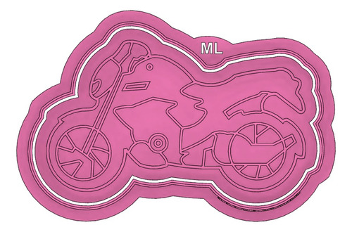 Cortador De Galleta Motocicleta 10cm