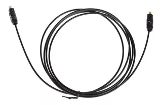 Cable Para Audio Óptico Digital Toslink Slim - 3 Metros
