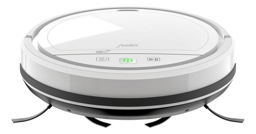 Aspiradora Robot Wifi Con Aplicación Fiddler Color Blanco