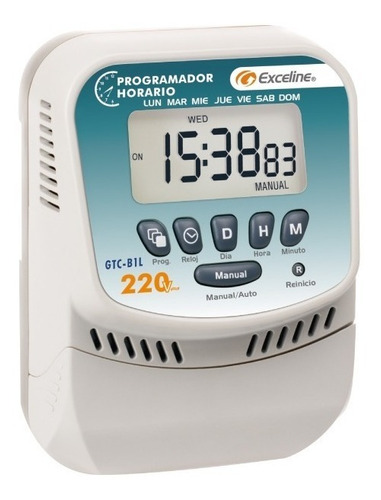 Programador Horario Digital De Bornera Exceline 220v / 