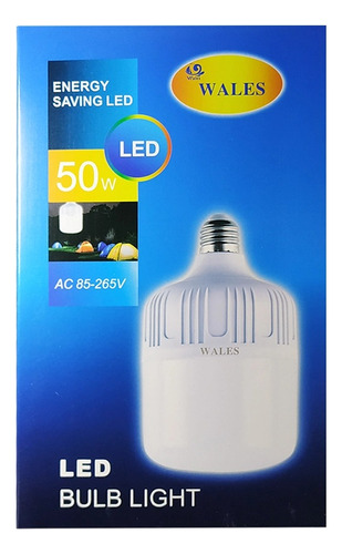 Bombillo Led 50w Multivoltaje Marca Wales