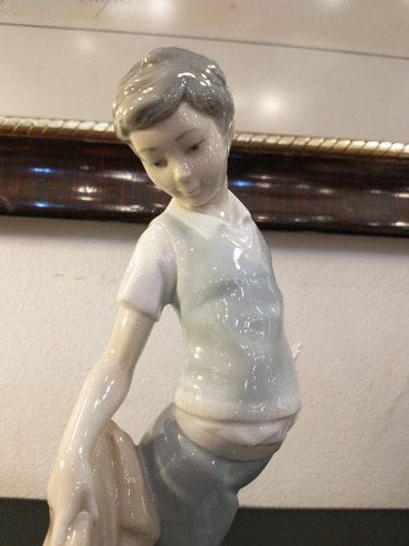 Imagen 2 de 10 de Antigua Estatuilla De Porcelana Española Nao