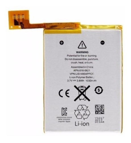 Bateria Pila iPod Touch 5ta Generacion A1421 A1509 1030mah