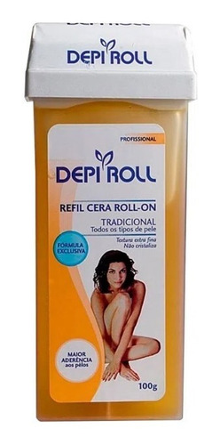 Cera Roll-on Tradicional - Depiroll 100g