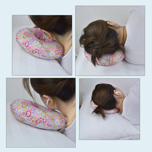 Almohada Con Protección Auditiva, Almohada Con Orificio