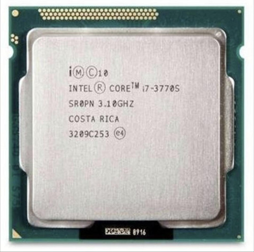 Procesador gamer Intel Core i7-3770S BX80637I73770S  de 4 núcleos y  3.9GHz de frecuencia con gráfica integrada