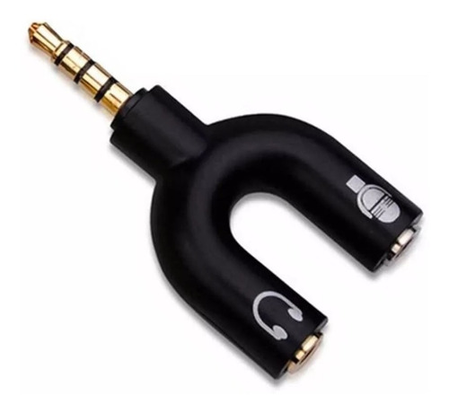 Adaptador 3.5mm Audio Separa Micrófono Audífono Pc Splitter