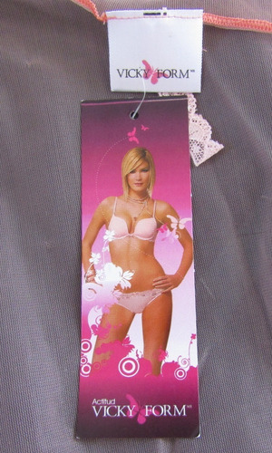 Sexy Bata / Babydoll Transparente Vicky Form Color Salmon