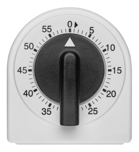 Timer Cronómetro De Cocina, Mecánico 60 Min Tfa 38.1041 Color Blanco Liso