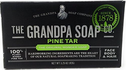 Sabonete Em Barra De Alcatrão Branco Grandpas Wonder Pine L