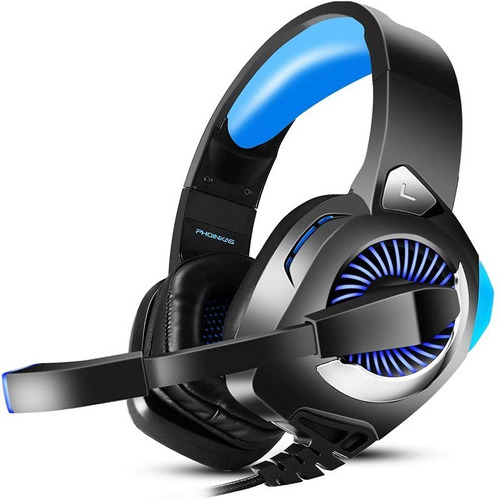 Auricular Gamer Micrófono Luces Retro Iluminado Led Ps4 Pc 