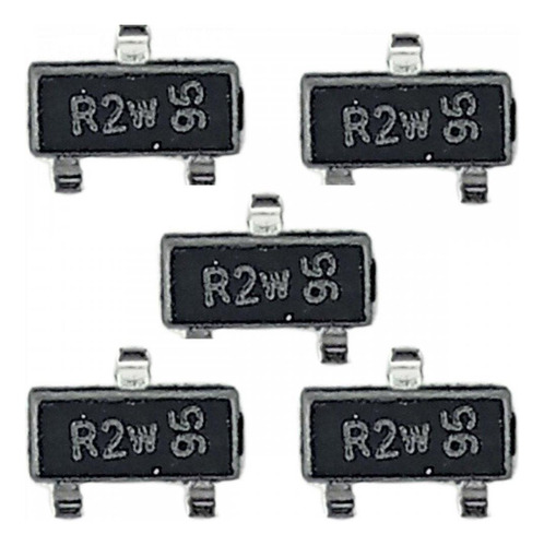 (kit 5x Und) Transistor De Rf 6ghz 300mw Npn Sot23 Bfr93a
