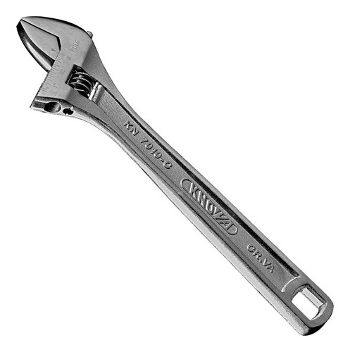Llave Ajustable Perico Cromado 12 Pulgadas Knova Color Plateado