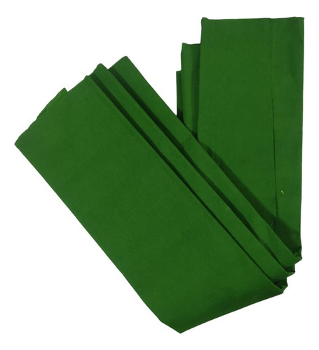 Papel Crepe 20 Unidades Verde Grama