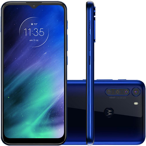 Celular Moto One Fusion Azul 128gb Cameras 48mp 8mp 5mp 2mp