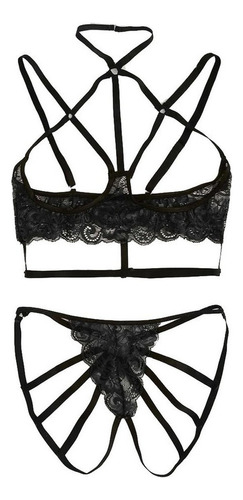 Nuevo Sujetador De Encaje Y Tanga De Talla Grande Para Mujer
