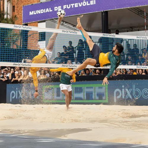 Bola Futevôlei Mikasa Ft5 Revenda Autorizada Selo Oficial