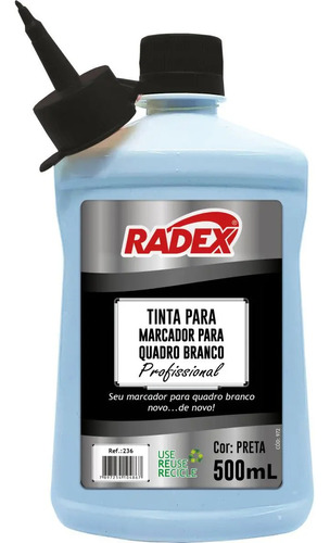 Tinta Para Marcador De Quadro Branco 500ml Reabastecedor