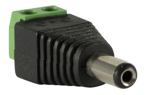 Imagen 4 de 10 de Pack X 10 Conector Plug Macho Alimentacion Bornera Tira Led