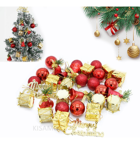Paquete Con Esferas De Adornos Navidad  Decoracion Arbol