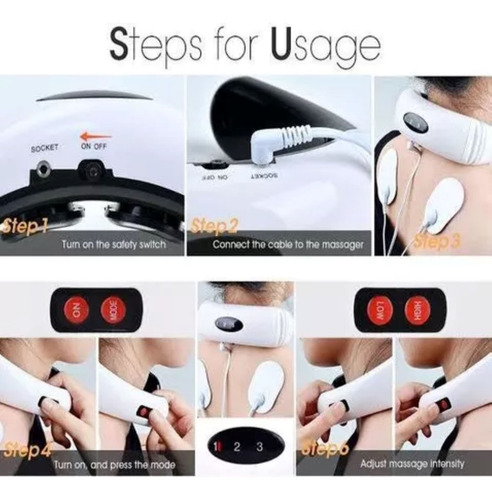 Electroestimulador Pies Tens Acupuntura Cuello Masajeador