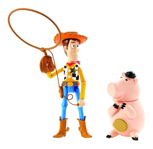 Toy Story Woody Y Doctor Tocino Hamm Mattel Original Ftd05