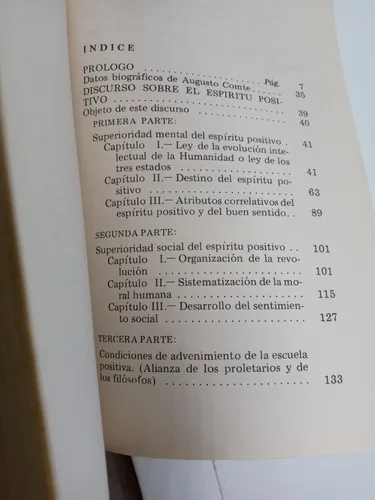 Discurso Sobre El Espíritu Positivo - Augusto Comte (Usado)