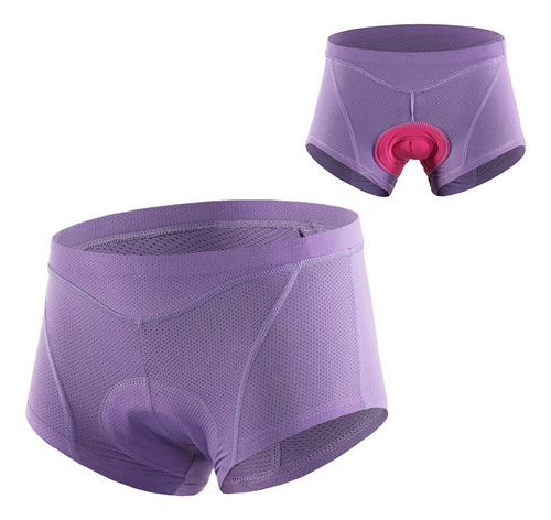 Calzoncillos De Bicicleta Acolchados De Gel 3d Para Mujer, M