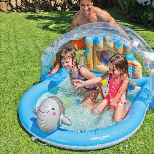 Imagen 4 de 8 de Playcenter Inflable Intex Summer Lovin 170x150x81
