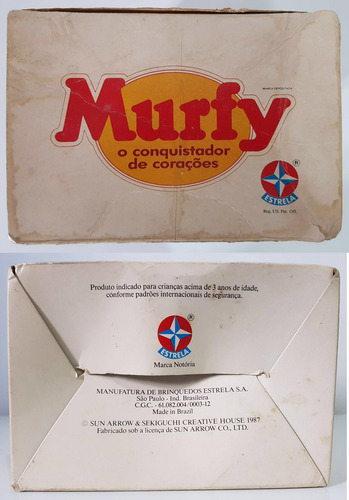 Murfy Às Da Natação Da Estrela Com Caixa - Ano 1987 (Usado)