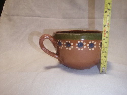 Cerealera O Taza Jumbo De Barro 13cm Diametro 2 Pz Artesanal