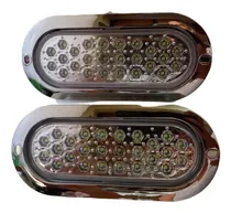 Comprar Mica 26 Led Ovalada Con Estrobo Camion Grua Buses Cavas 