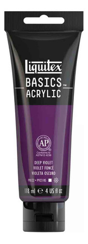 Tinta Acrílica Liquitex Basics 115 Deep Violet 118ml