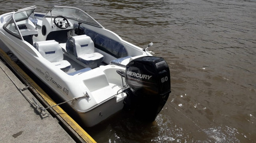 Lancha Con Motor Mercury 60 Hp 4 Tiempos De 4,8 Mts Todo Okm