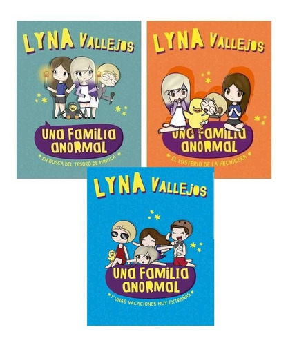 Imagen 1 de 5 de Pack Una Familia Anormal ( 3 Libros) - Vallejos Lyna