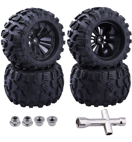 Ruedas Rc De 2.8 12 Mm Hex 1/10 4x4