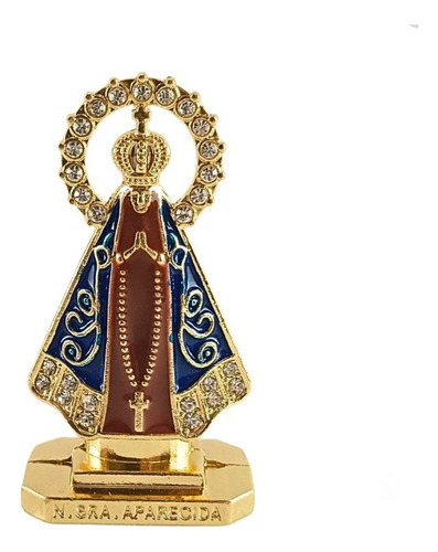 Kit 12 Imagem Nossa Senhora Aparecida Painel De Carro Luxo