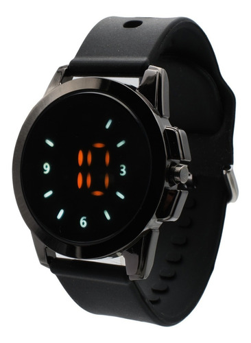 Reloj Digital Zeit Unisex Metal Silicón Casual Luz Led