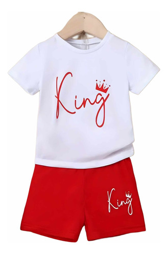 Playera De Niño Conjunto Playera/short Ropa Niño Verano N33