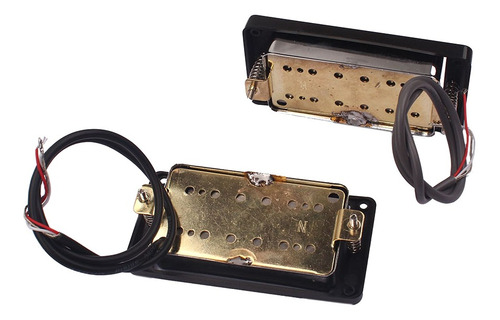 2x Copper Humbucker Pickup Alnico 5 Bridge Neck Set For