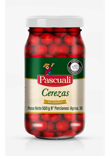 Cereza Frasco 500g Pascuali - g a $42