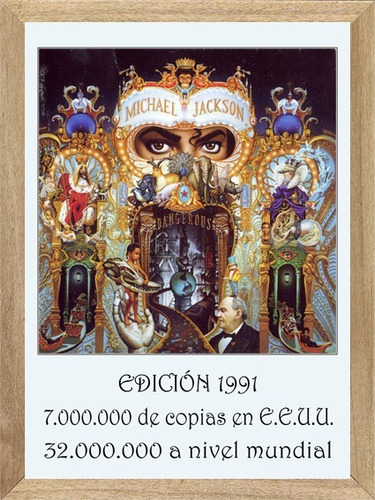 Michael Jackson  , Cuadro , Música , Poster         Z465