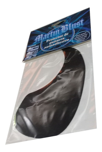 Pickguard Protector Autoadhesivo Para Guitarra Negro Liso