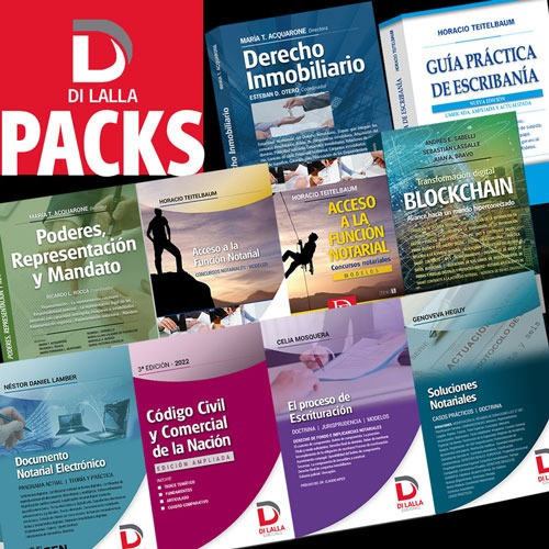 Pack Escribania Full - Acquarone- Teitelbaum- Lamber. Obras 