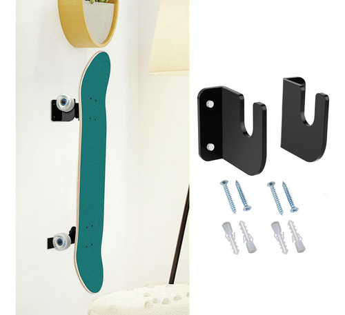 Soporte De Almacenamiento Para Monopatín Soporte Para Negro
