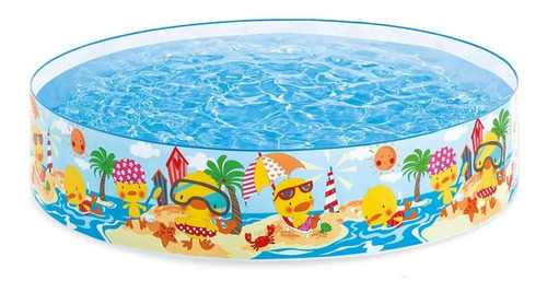 Piscina Rígida Intex Patos Playa De 122 X 25cm. Ref. 58474