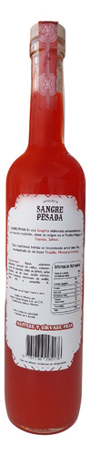 Sangrita Artesanal Sangre Pesada 750ml Para Tequila Mezcal