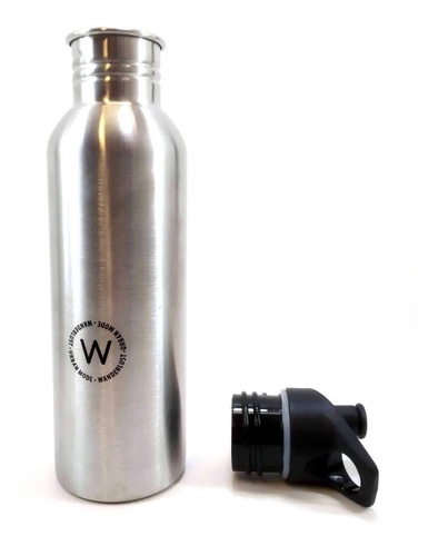 Imagen 5 de 10 de Botella Térmica Wanderlust Pico A Presion 750ml Acero Inox