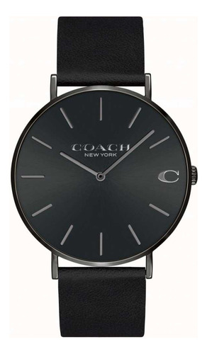 Coach Charles Reloj De Piel Para Hombre